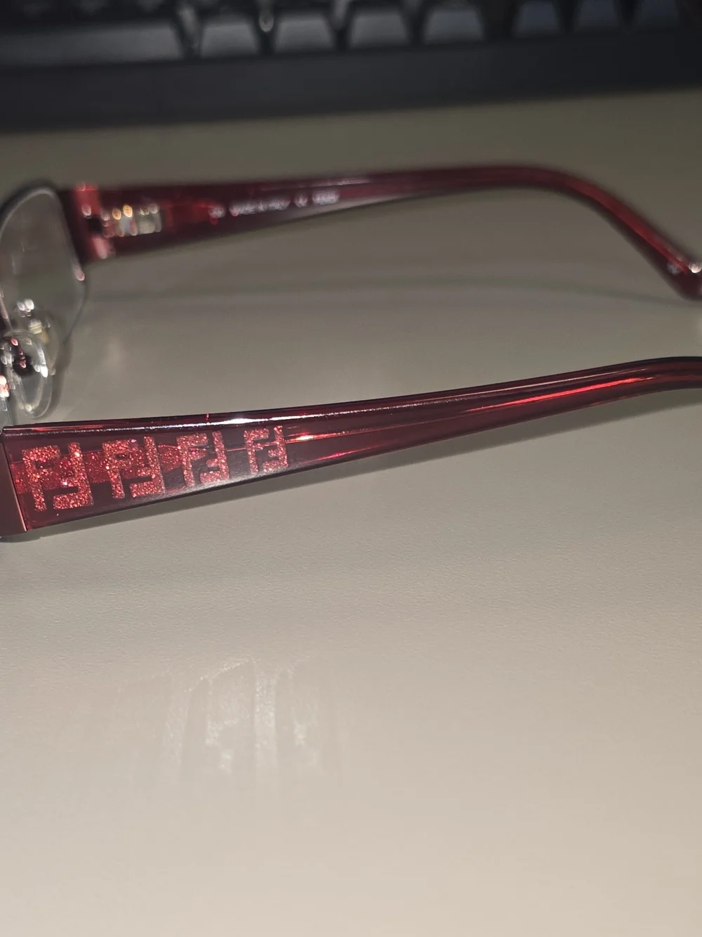Fendi burgundy monogram